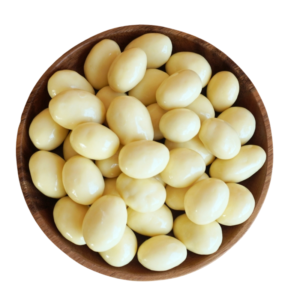 Almendra Bañada en Choc Blanco
