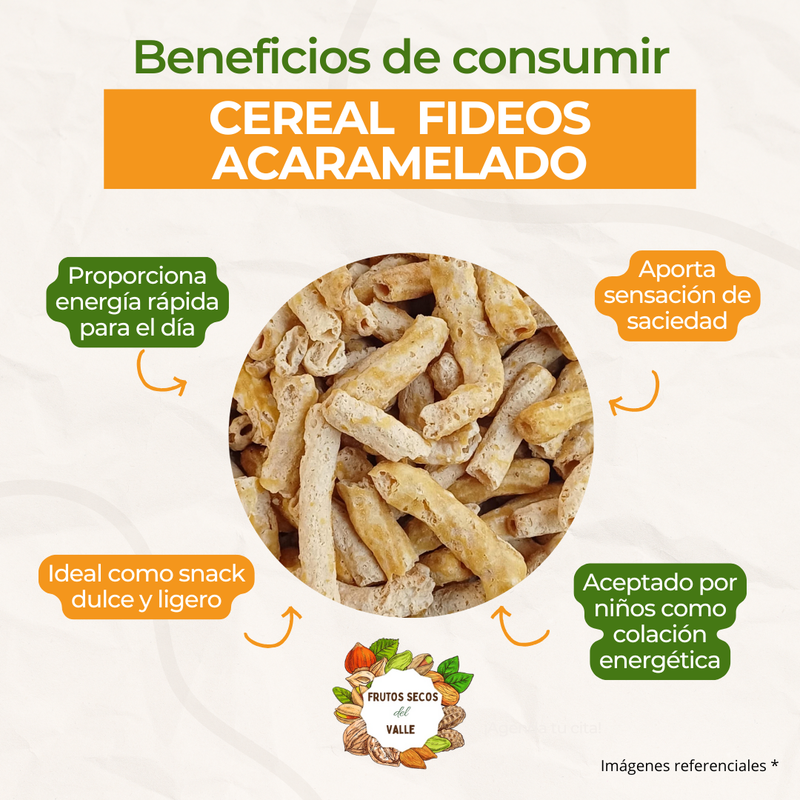 Cereal Fideo Acaramelado - Imagen 2