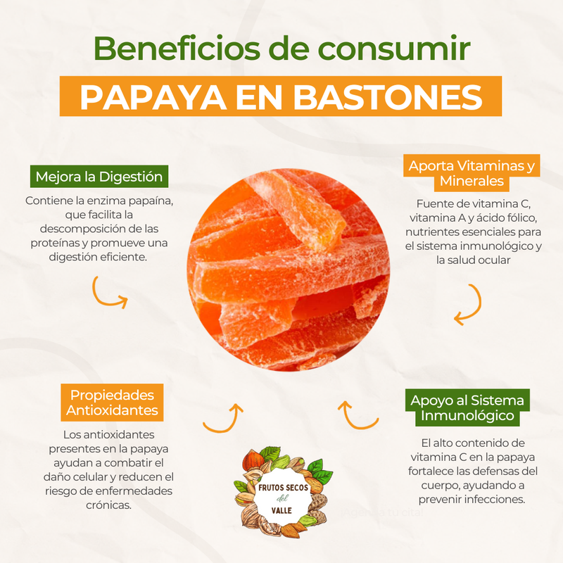 Papaya en Bastones - Imagen 2