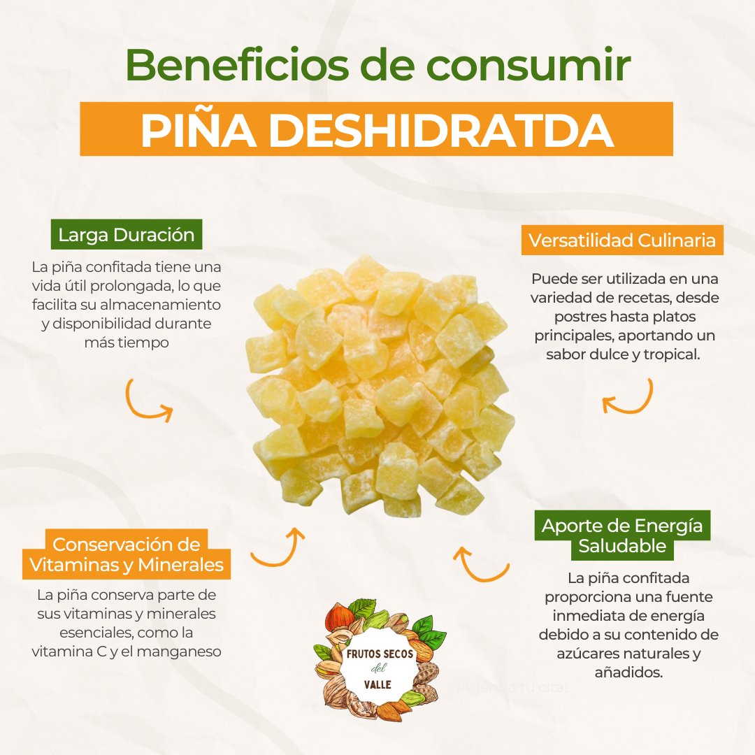 Piña Deshidratada en Cubo - Imagen 2